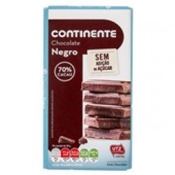Tablete Chocolate Negro sem Açúcar 100gr