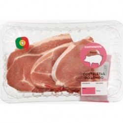 Costeletas do Lombo de Porco ≃490gr (4 uni)