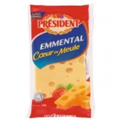 Queijo Emmental Placa 250gr