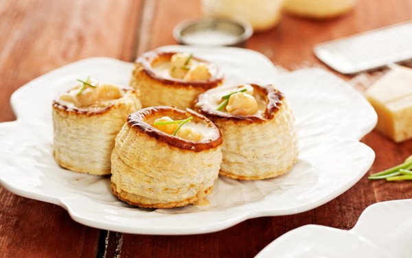 Vol-au-Vents with Shrimp Stuffing