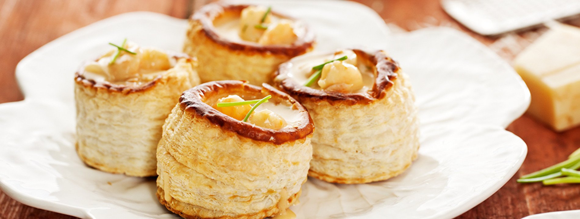 Vol-au-Vents with Shrimp Stuffing