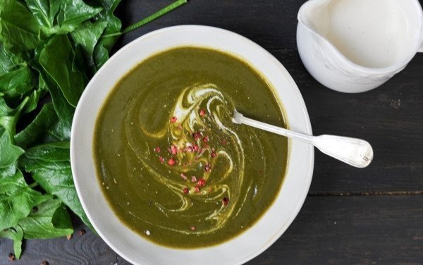 Spinach, Courgette and Coriander Soup