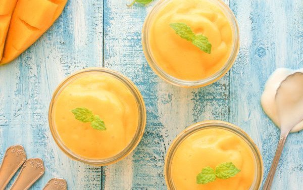 Vegan Almond Mango Mousse