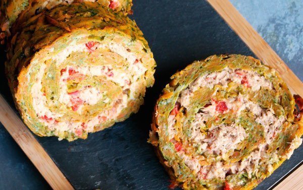 Torta de Vegetais com Pasta de Atum