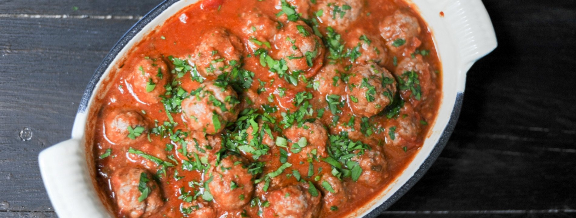 Meatballs with Spices and Zucchini Spaghetti