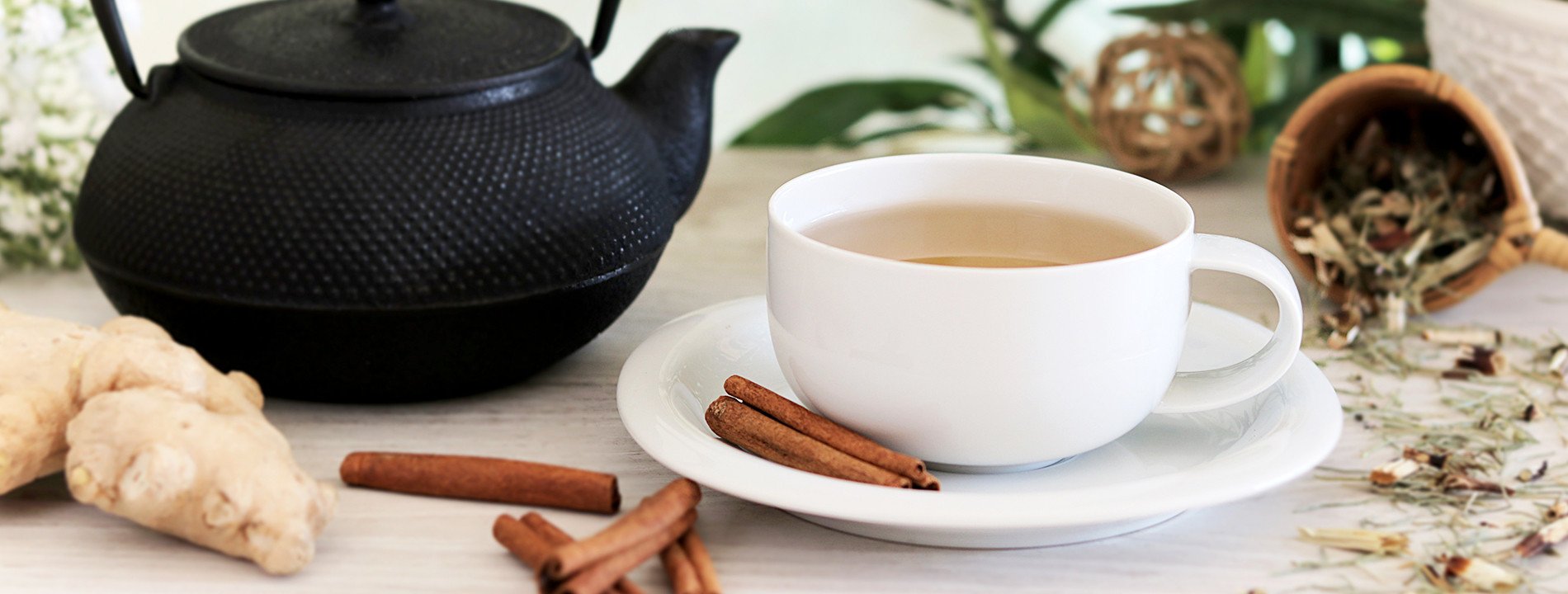 Infusão Funcional de Cavalinha, Gengibre e Canela