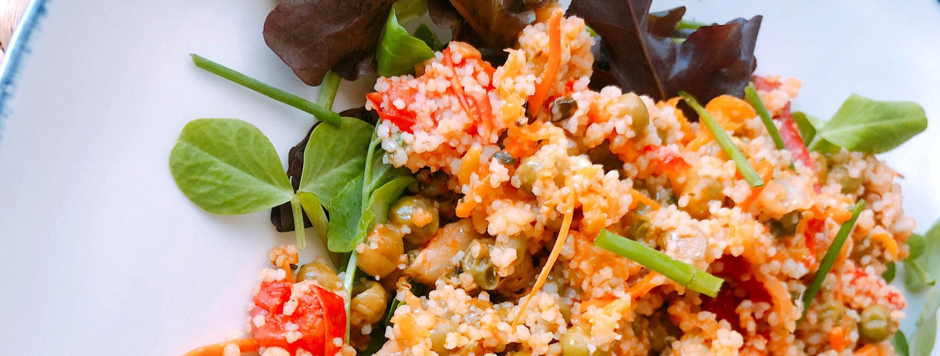 Salada de Quinoa com Ervilhas