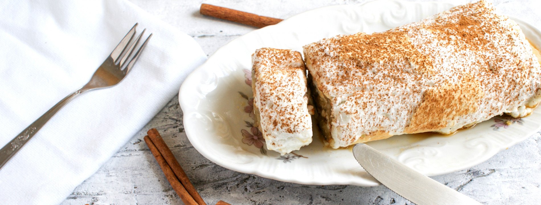 Torta de Claras com Maçã