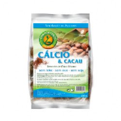 Biscoitos Integrais Cálcio e Cacau Sem Açúcar BIO 250gr