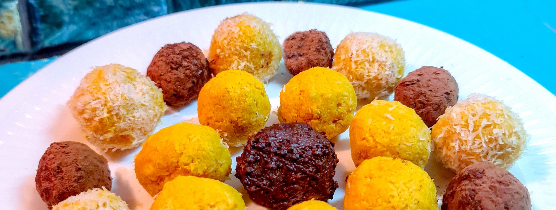 Trufas de Batata Doce e Cacau